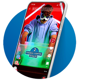 Handy mit Instagram und TikTok Studienkreis Bild
